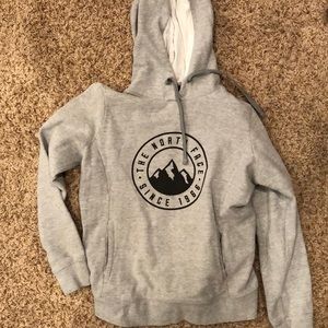 The North Face sweatshirt